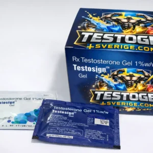 Testosteron gel 1% i dospåsar – 14 påsar per box Sverige