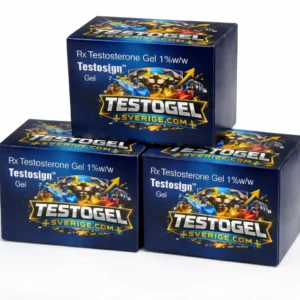 Testosteron gel 1% 42 dospåsar – 3 boxar testosteron gel Sverige